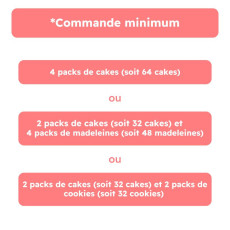 La Fabrique Cookies - Cake citron pavot sahcet individuel 75g x12