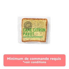 La Fabrique Cookies - Cake citron pavot sahcet individuel 75g x12