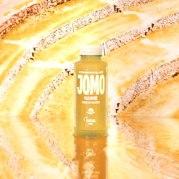 JOMO - CITRONNADE GLACEE MANGUE BOUTEILLE RPET 350ML x12 BIO