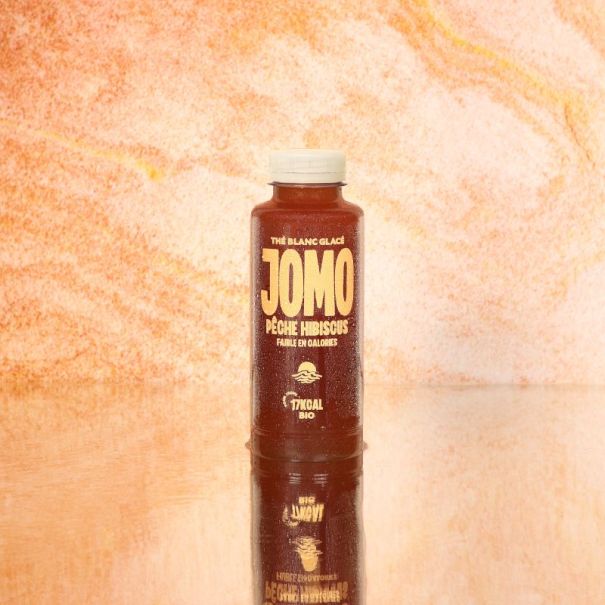 JOMO - THE GLACE THE BLANC PECHE HIBISCUS 350ML x12 BIO
