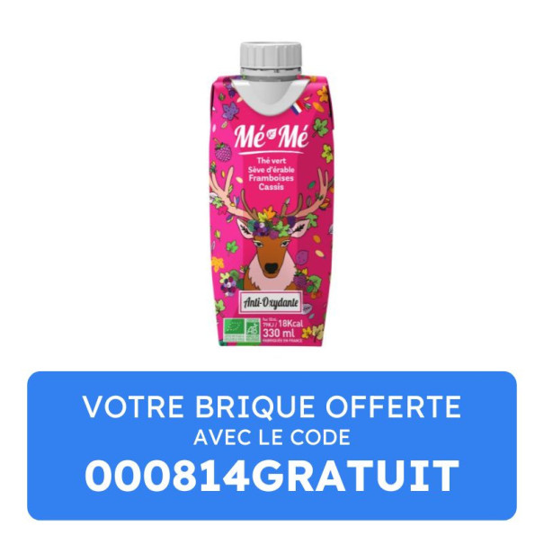 ME-ME - ANTI-OXYDANTE THE VERT MATCHA FRUITS ROUGES 330ML x1 BIO