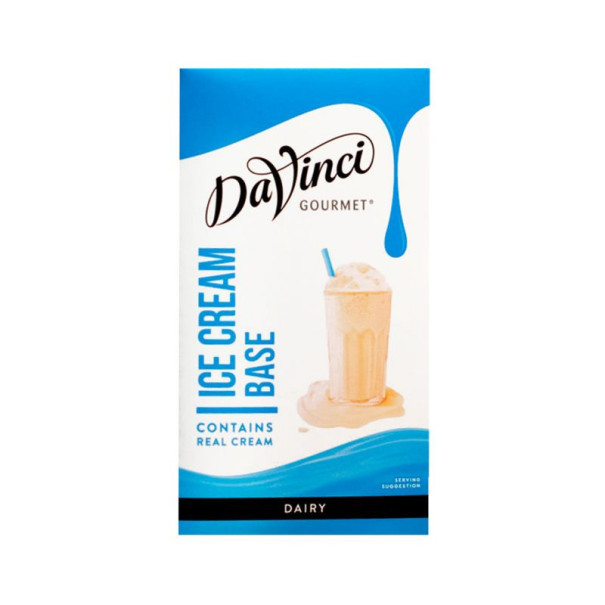 DaVinci Gourmet - Base pour boisson saveur crème glacée vanille 1L x12