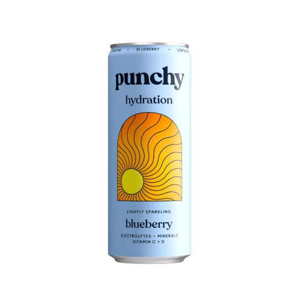 Punchy - Boisson pétillante hydratation myrtille 330ml x12