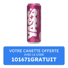 YASS - PREBIOTIC SODA CHERRY COLA 330ML x1