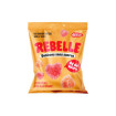 Rebelle - Bonbons cœurs pêche sans sucres vegan 50g x12