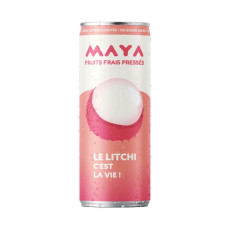 Maya - Jus de litchi canette 330ml x24 Maya - Jus de litchi canette 330ml x24