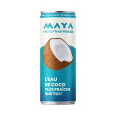 Maya - Eau de coco canette 330ml x24 Maya - Eau de coco canette 330ml x24