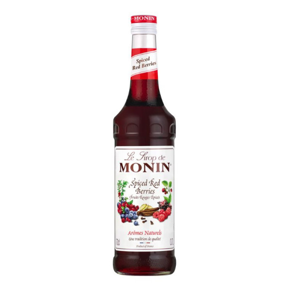 Monin - Sirop fruits rouges épices bouteille verre 700ml