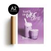 PLV - POSTER UBE LATTE A2 x1 PLV - POSTER UBE LATTE A2 x1