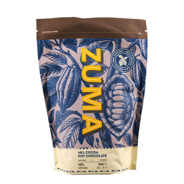 Zuma - Poudre chocolat noir 48% poche 1kg