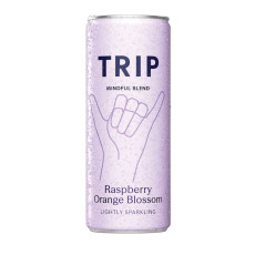 Trip - Eau pétillante Mindful Blend framboise fleur d'oranger x12