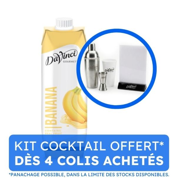 DAVINCI GOURMET - SMOOTHIE BANANE BRIQUE 1L