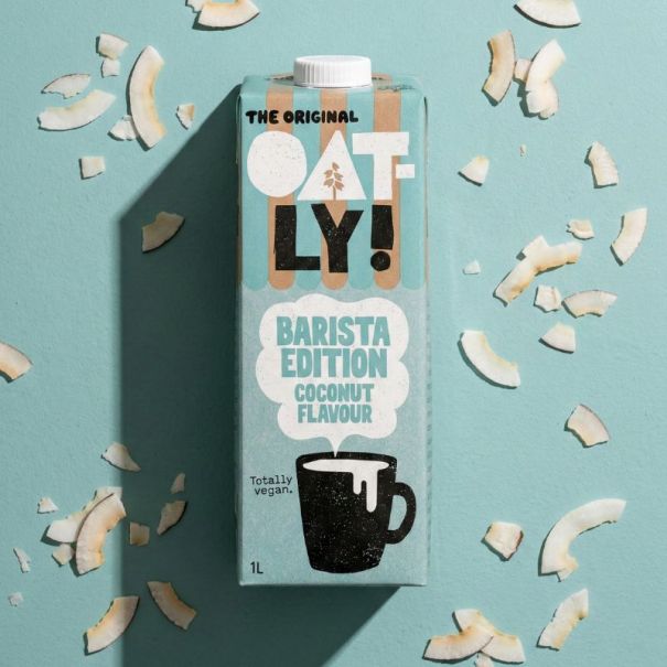 OATLY - BOISSON VEGETALE AVOINE BARISTA SAVEUR COCO BRIQUE 1L x6