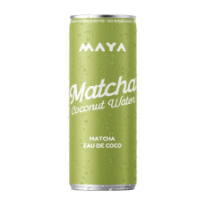 Maya - Eau de coco au matcha canette 300ml x24