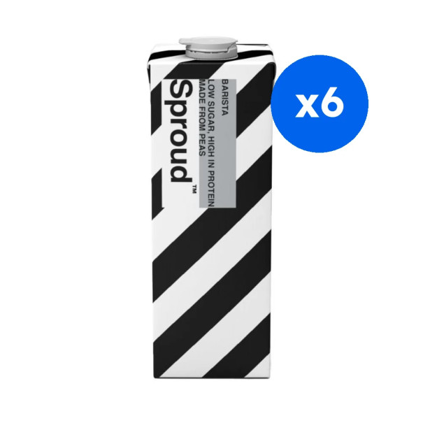 SPROUD - BOISSON VEGETALE POIS BARISTA BRIQUE 1L x6