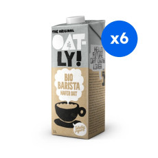 OATLY - BOISSON VEGETALE AVOINE BARISTA BRIQUE 1L x6 BIO