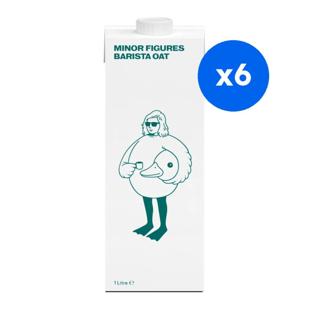 MINOR FIGURES - BOISSON VEGETALE AVOINE BARISTA BRIQUE 1L x6