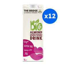 THE BRIDGE - BOISSON VEGETALE 3% AMANDE BRIQUE 1L x12 BIO