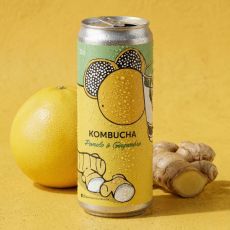 ARCHIPEL - KOMBUCHA POMELO GINGEMBRE CANETTE 330ML x24 BIO