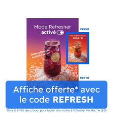 ROUTIN 1883 - AFFICHE REFRESHER A2 RECTO / VERSO