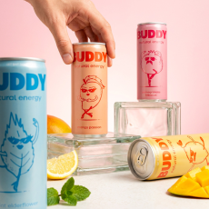 BUDDY - BOISSON FOCUS PETILLANTE MANGUE PASSION CANETTE 250ML x12 BIO