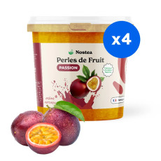 NOSTEA - PERLES DE FRUIT SAVEUR PASSION COLORANTS NATURELS SEAU 3.2KG