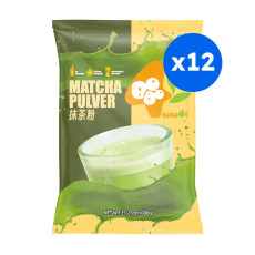 BOBOQ - BUBBLE TEA POUDRE MATCHA VEGAN POCHE 1KG