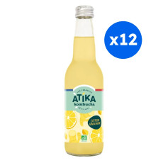 ATIKA - KOMBUCHA CITRON GINGEMBRE 330ML x12 BIO