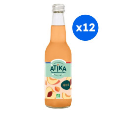 ATIKA - KOMBUCHA PECHE 330ML x12 BIO