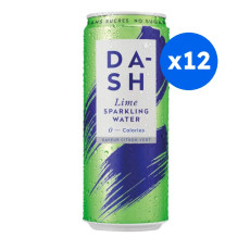 DASH - EAU PETILLANTE CITRON VERT CANETTE ALU 330ML x12
