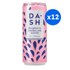 DASH - EAU PETILLANTE FRAMBOISE CANETTE ALU 330ML x12