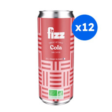 FIZZ - COLA CANETTE ALU 330ML x12 BIO