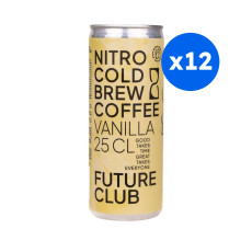 FUTURE CLUB - NITRO COLD BREW COFFEE VANILLE 250ML x12