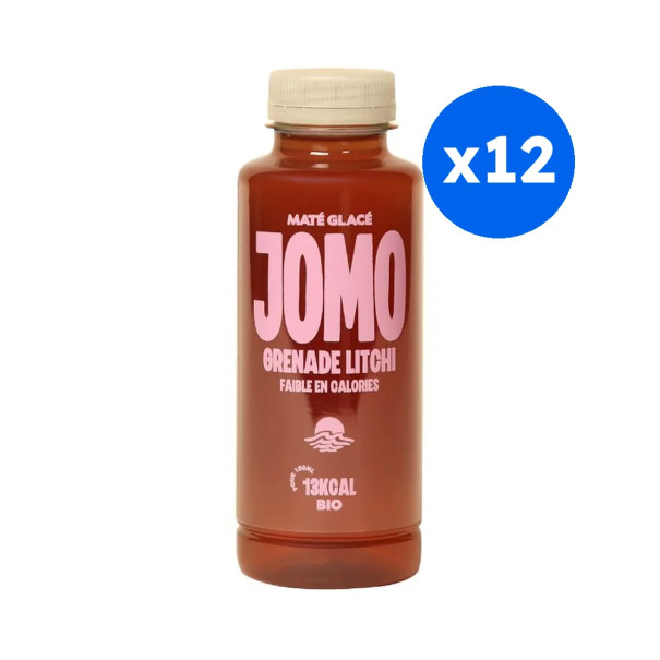 JOMO - THE GLACE MATE GRENADE LITCHI 350ML x12 BIO
