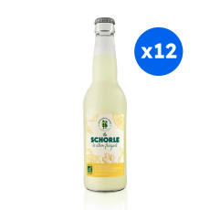 LES FILLES DE L'OUEST - SCHORLE CITRON FRINGANT BOUTEILLE VERRE 330ML x12 BIO