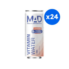 MAD - VITAMIN WATER ZINC PECHE 330ML x24