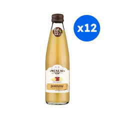 MENEAU - JUS POMME SUD OUEST BOUTEILLE VERRE 250ML x12 BIO