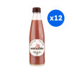 MENEAU - SMOOTHIE FRAISE BANANE BOUTEILLE VERRE 250ML x12 BIO
