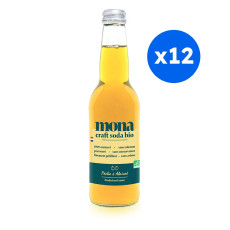 MONA - SODA PECHE ABRICOT BOUTEILLE VERRE 330ML x12 BIO