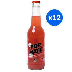 POP MATE - MATE FRAMBOISE BOUTEILLE VERRE 330ML X12 BIO