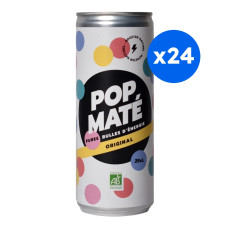 POP MATE - MATE ORIGINAL CANETTE 250ML X24 BIO