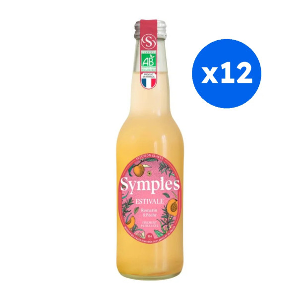 SYMPLES - INFUSION PETILLANTE ESTIVALE 330ML x12 BIO