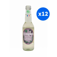 SYMPLES - INFUSION PETILLANTE FEUILLE DE CASSIS 330ML x12 BIO