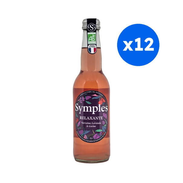 SYMPLES - INFUSION PETILLANTE RELAXANTE 330ML x12 BIO