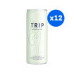 TRIP - EAU PETILLANTE CITRON BASILIC INFUSION CBD CANETTE ALU 250ML x12