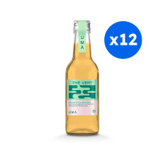 UMA - INFUSION THÉ VERT BOUTEILLE VERRE 250ML x12 BIO