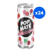 Pop Maté - Maté framboise canette alu 250ml x24 Bio