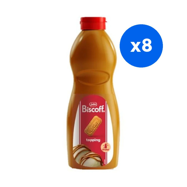 LOTUS - SAUCE TOPPING SPECULOOS BISCOFF BOUTEILLE 1KG