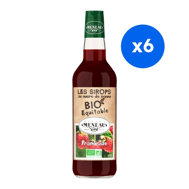 MENEAU - SIROP FRAMBOISE BOUTEILLE VERRE 500ML BIO