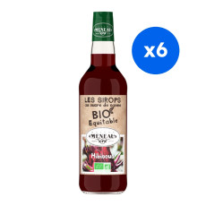 MENEAU - SIROP HIBISCUS BOUTEILLE VERRE 500ML BIO